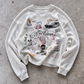 GRAFFITI DREAMS white heavyweight thermal, casual flat lay