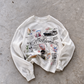 GRAFFITI DREAMS white heavyweight thermal, casual flat lay
