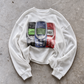 NOKIA white heavyweight thermal, casual flat lay