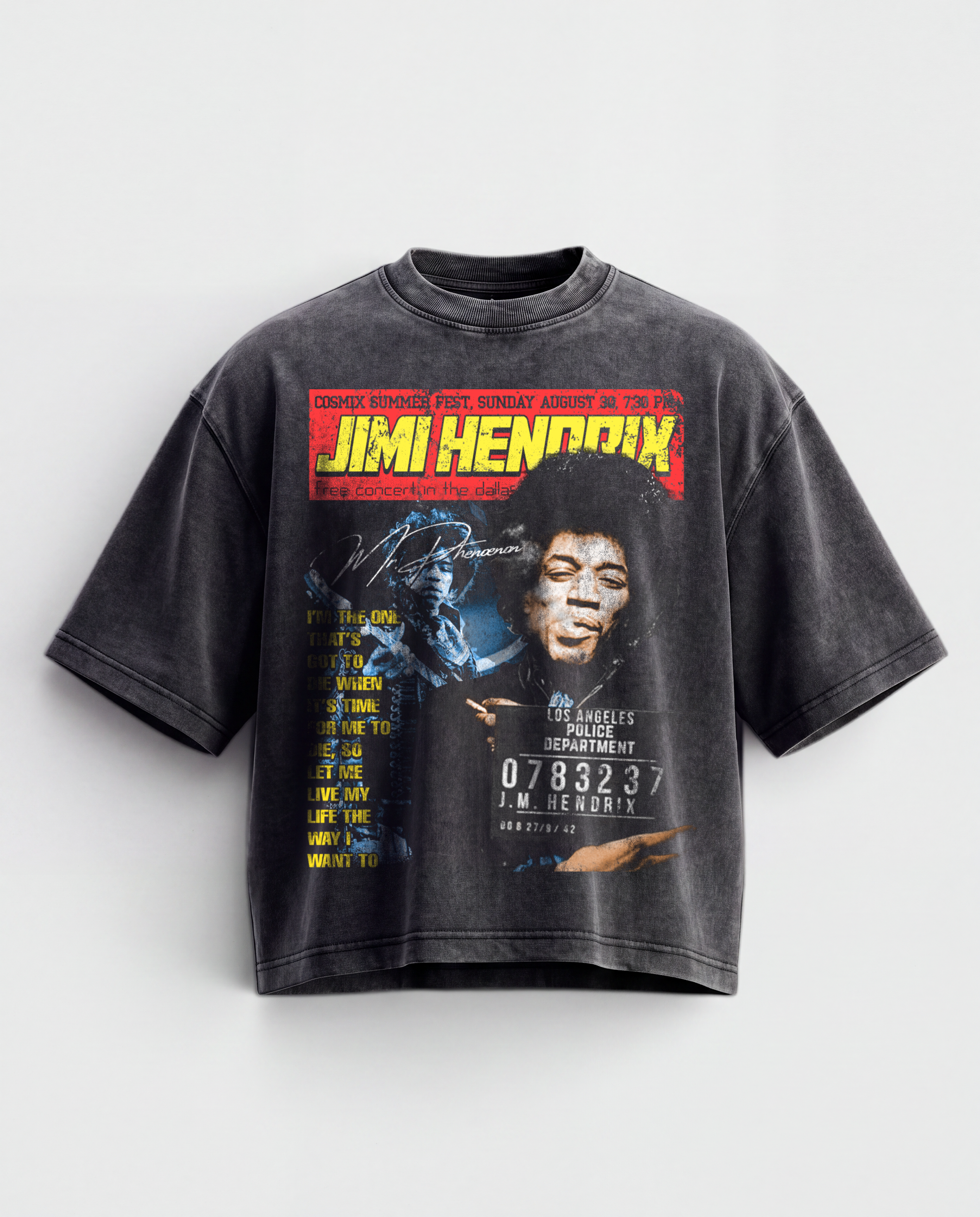 'HENDRIX' GRAPHIC TEE