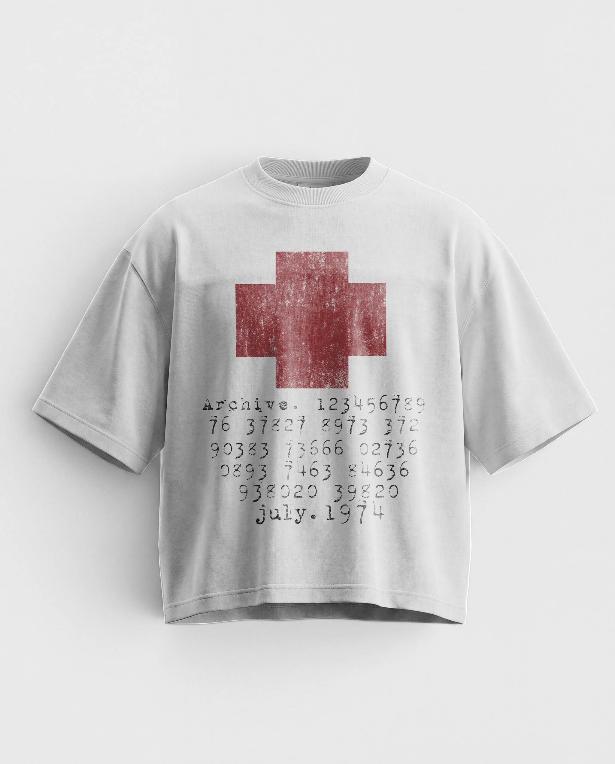 'JULY1974' GRAPHIC TEE