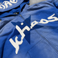 KHAÖS ZIP-UP HOODIE BLUE