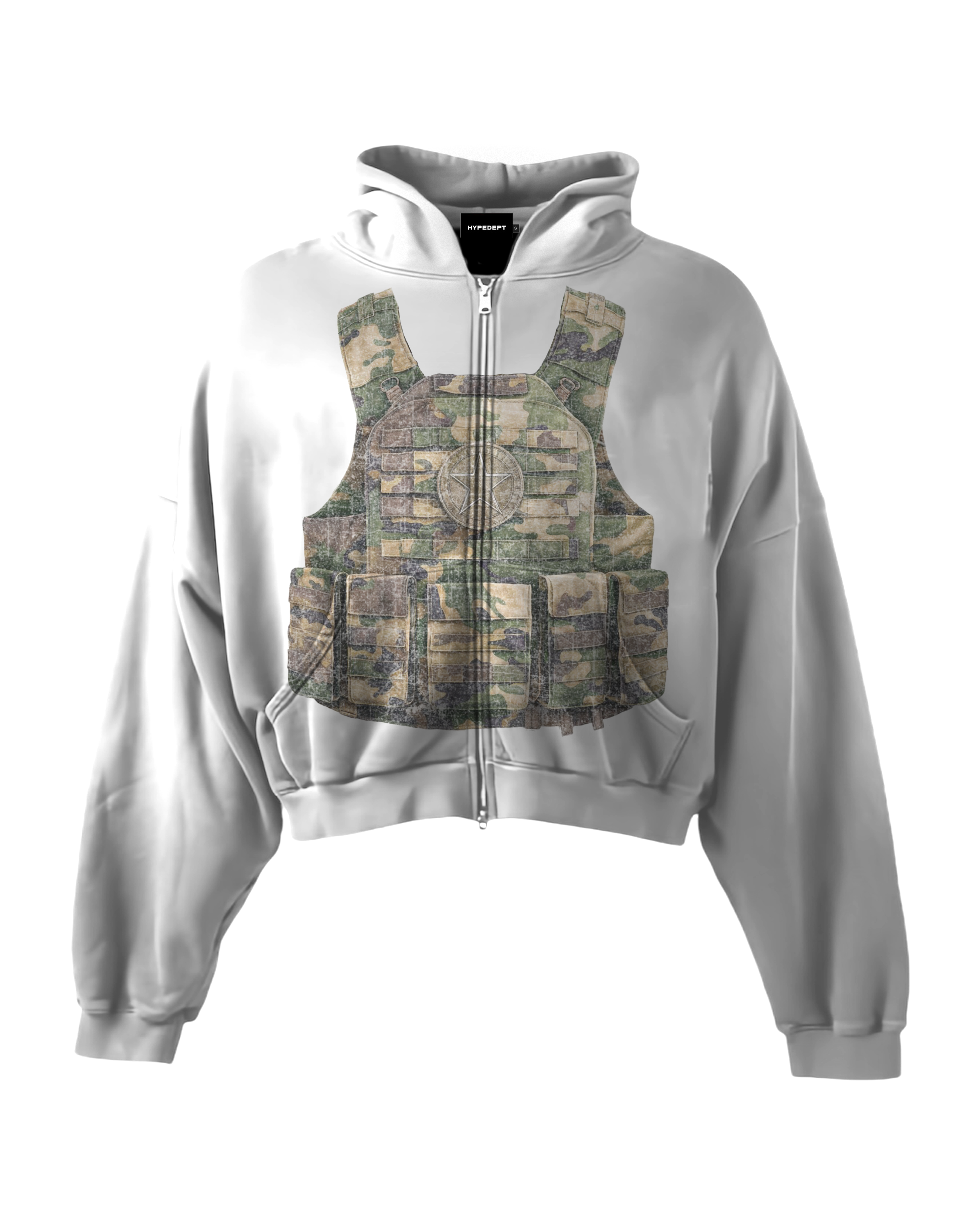 'LOST ARCHIVES IV' HEAVYWEIGHT BOXY ZIPUP HOODIE