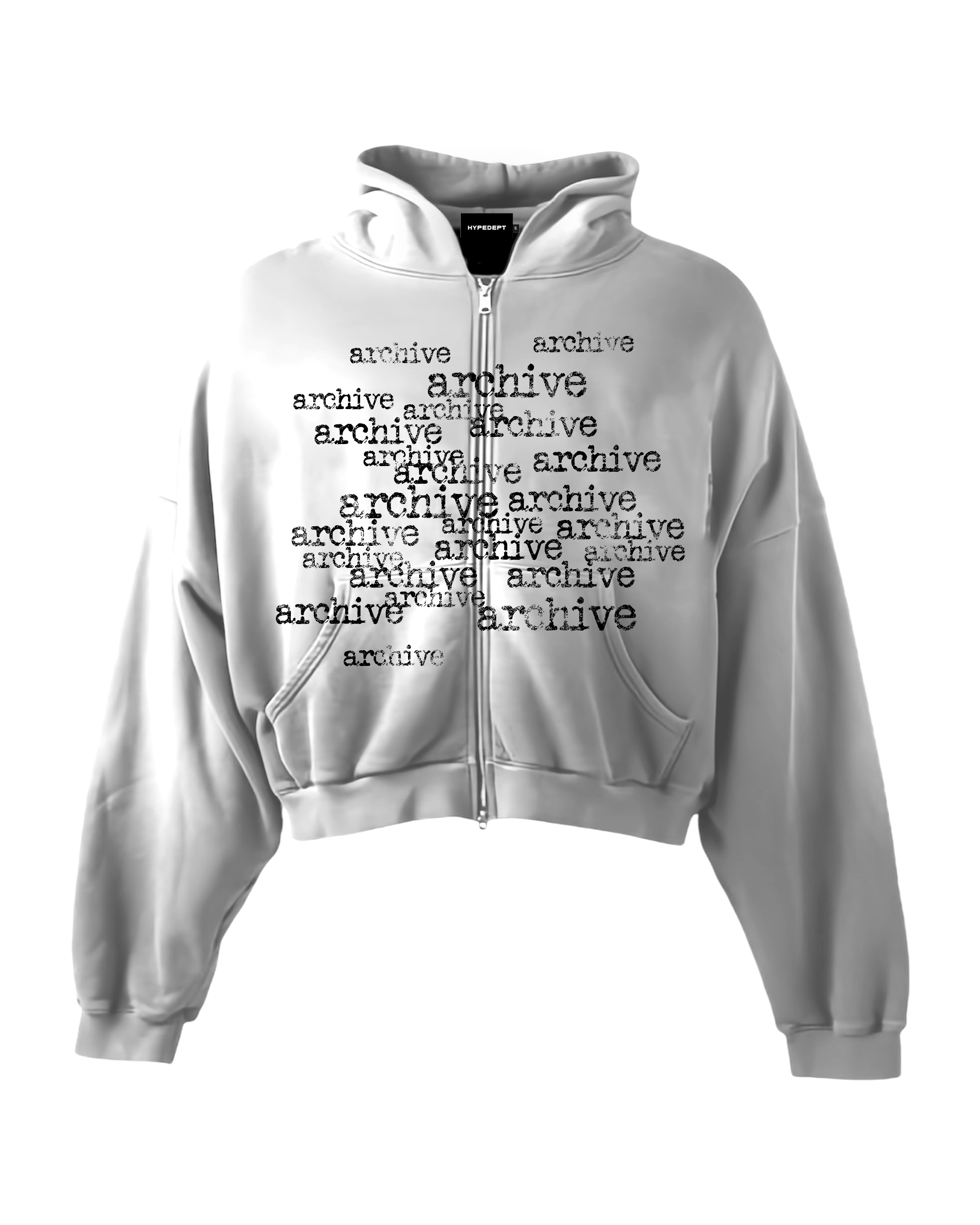 'MATRIX' HEAVYWEIGHT BOXY ZIPUP HOODIE