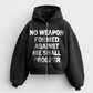 'NO WEAPON FORMED' HEAVYWEIGHT BOXY ZIPUP HOODIE