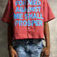 'NO WEAPON FORMED' PLAID BUTTON SHIRT