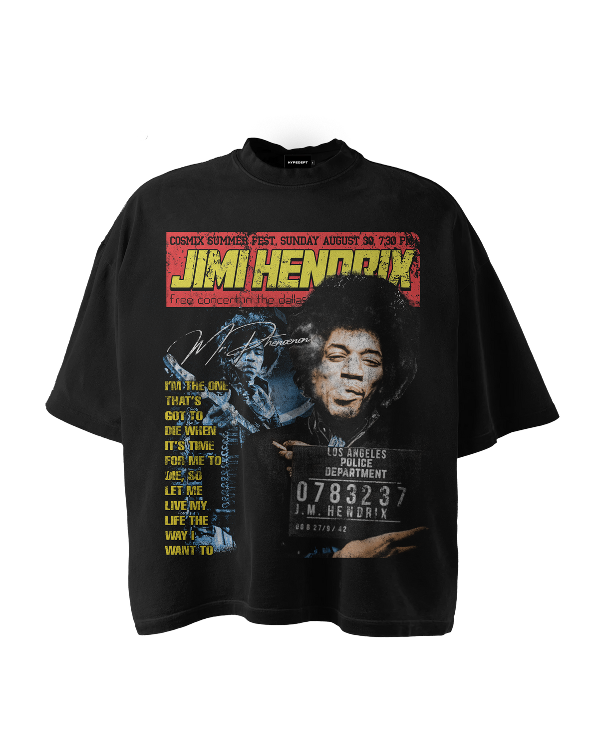 'HENDRIX' GRAPHIC TEE
