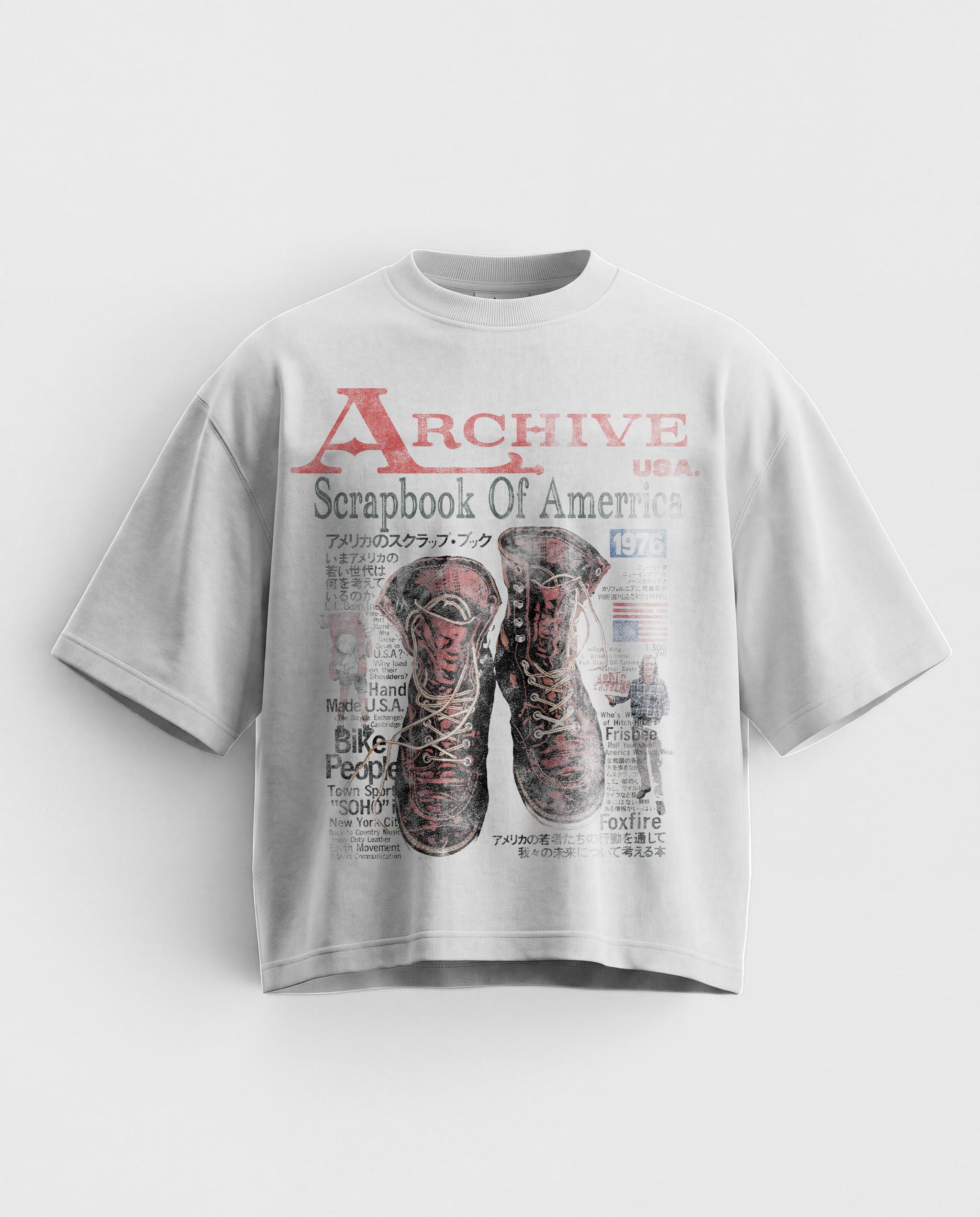 'SCRAPBOOK OF AMERICA' GRAPHIC TEE