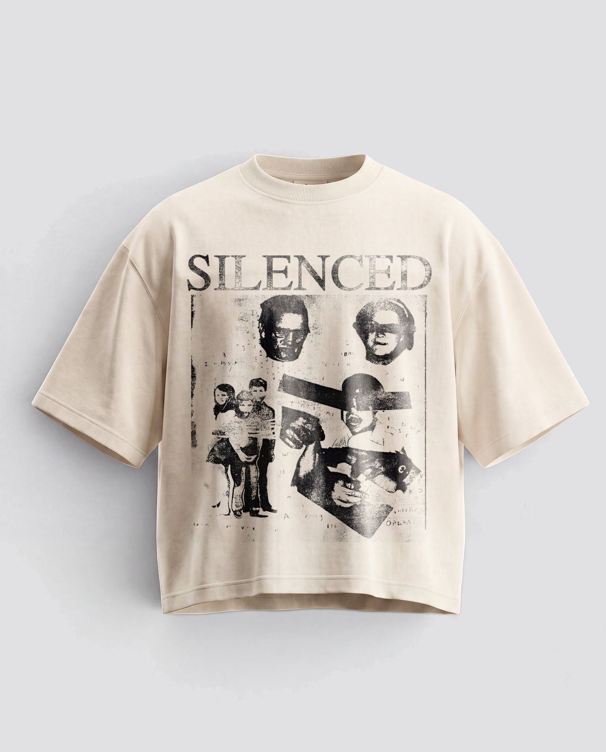 'SILENCED' GRAPHIC TEE