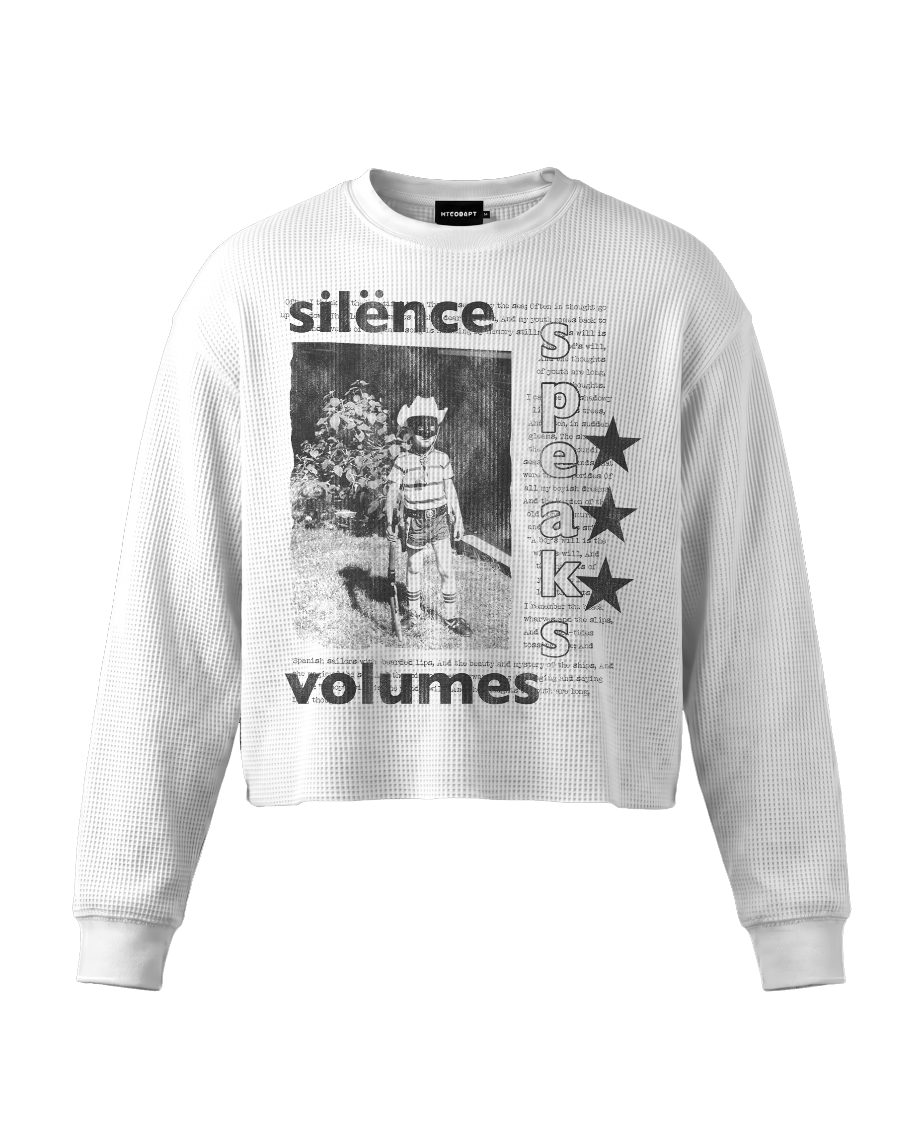 'SILENCE SPEAKS VOLUMES' HEAVYWEIGHT THERMAL