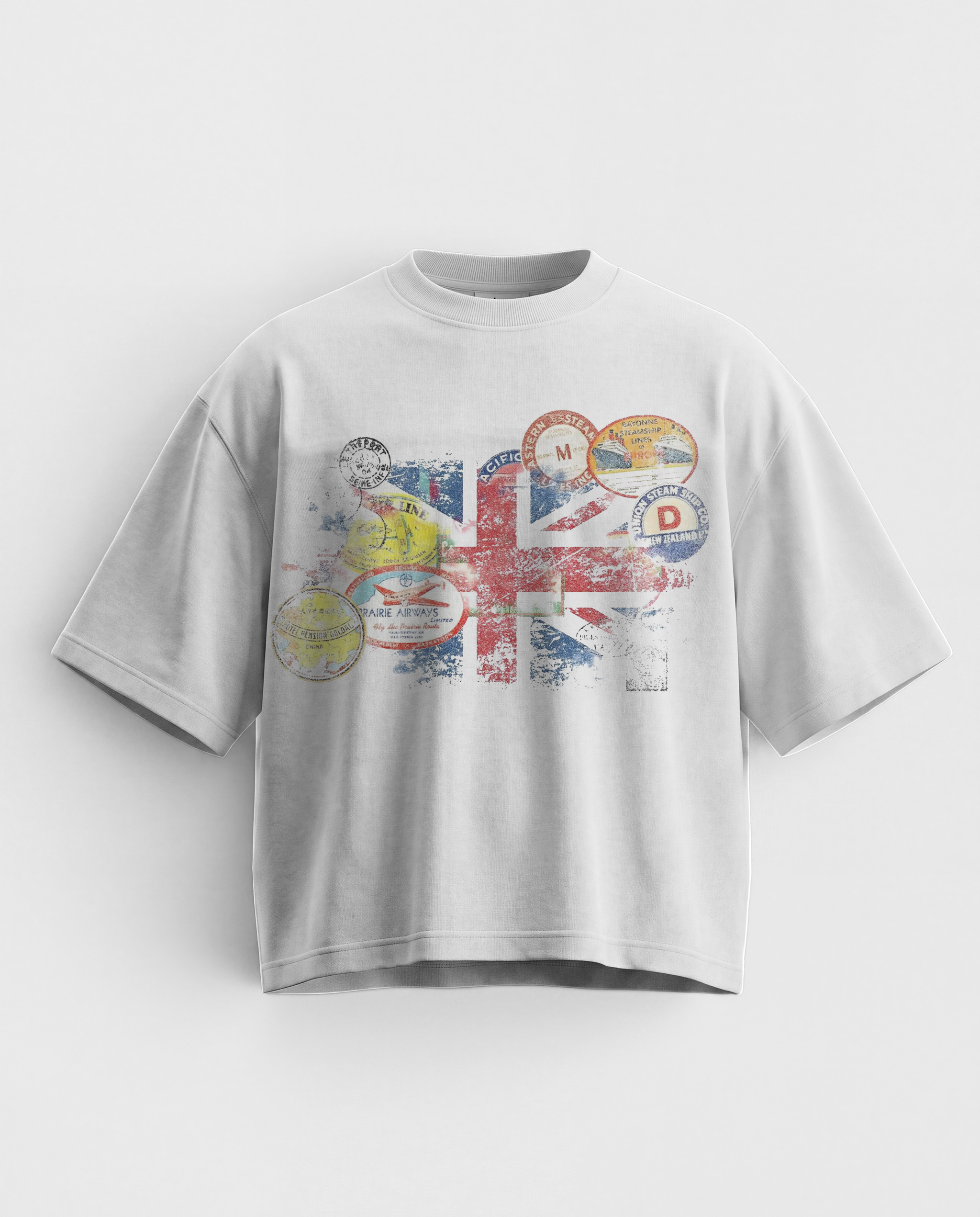 'STAMPS' GRAPHIC TEE