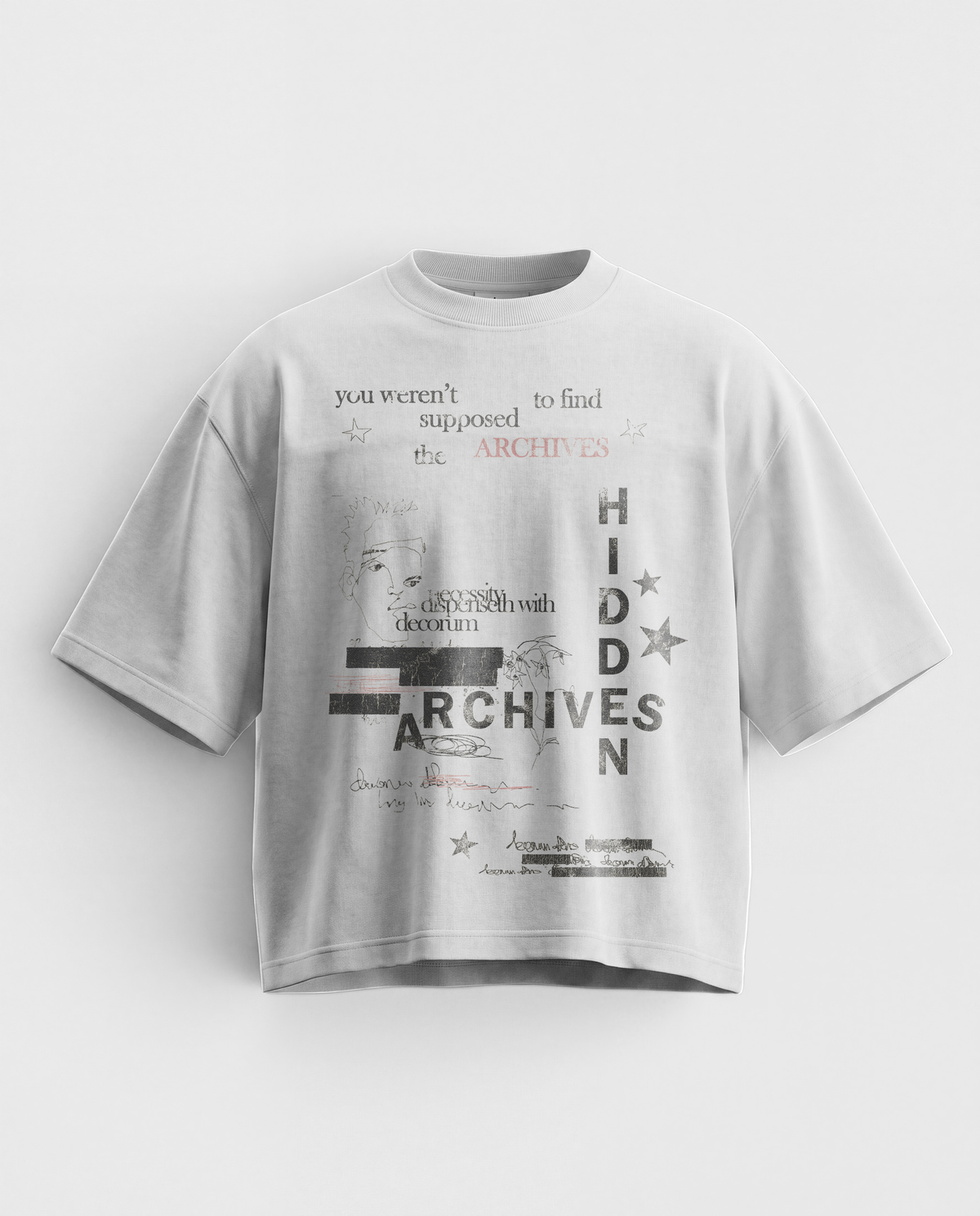 'REDACTED' GRAPHIC TEE