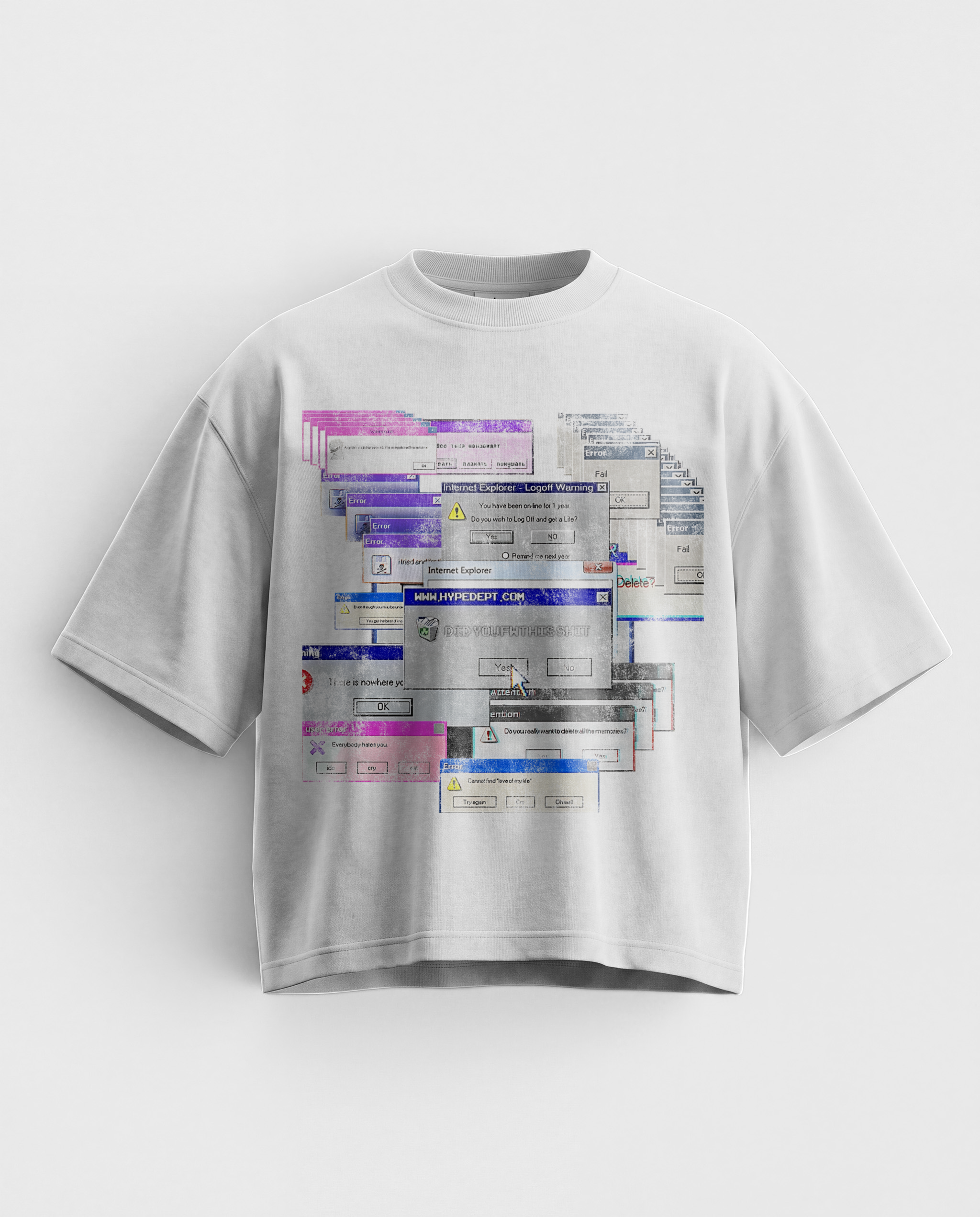 'GLITCH.EXE' GRAPHIC TEE