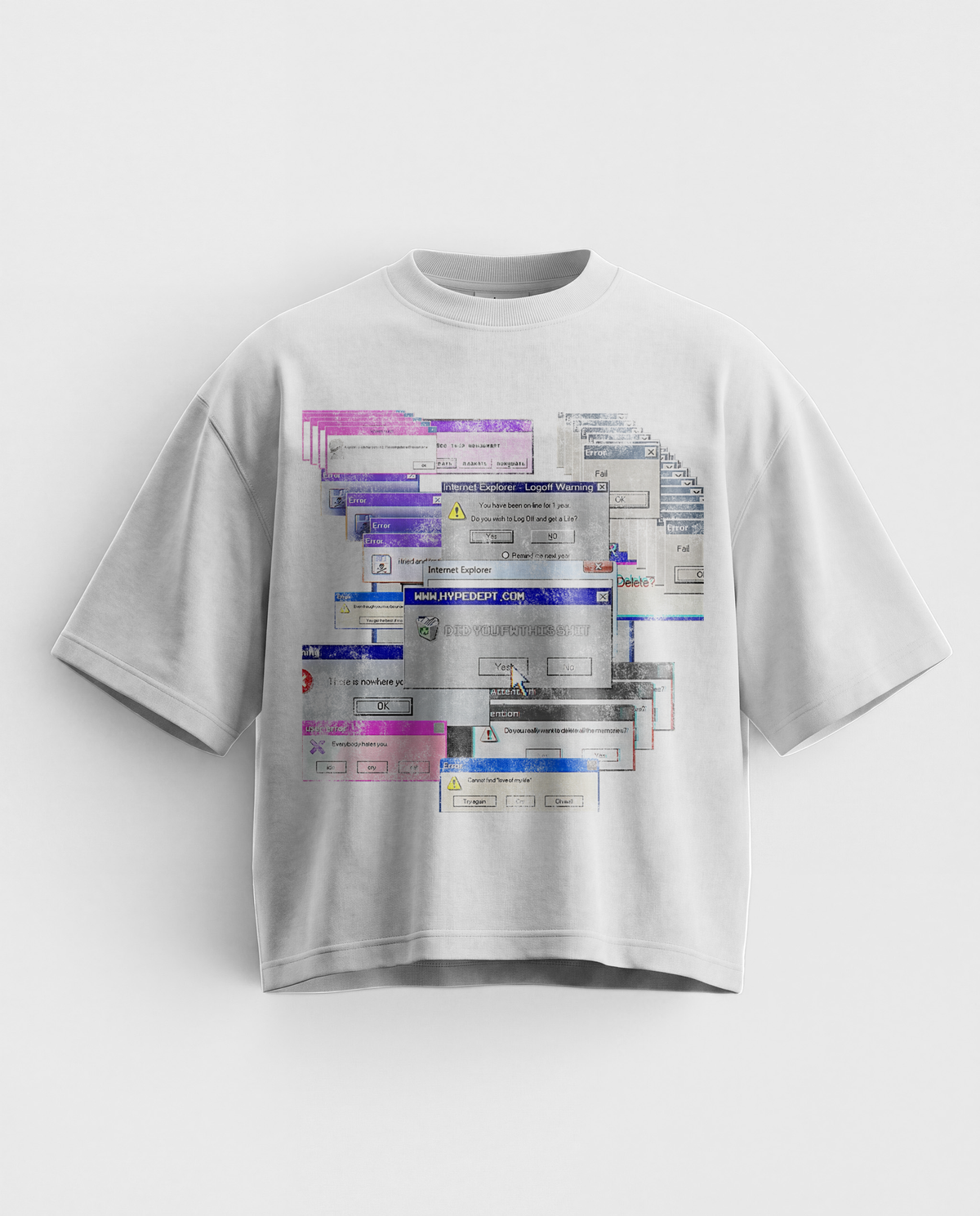 'GLITCH.EXE' GRAPHIC TEE