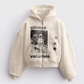'SILENCE SPEAKS VOLUMES' HEAVYWEIGHT BOXY ZIPUP HOODIE