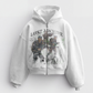 'LOST ARCHIVE II' HEAVYWEIGHT BOXY ZIPUP HOODIE