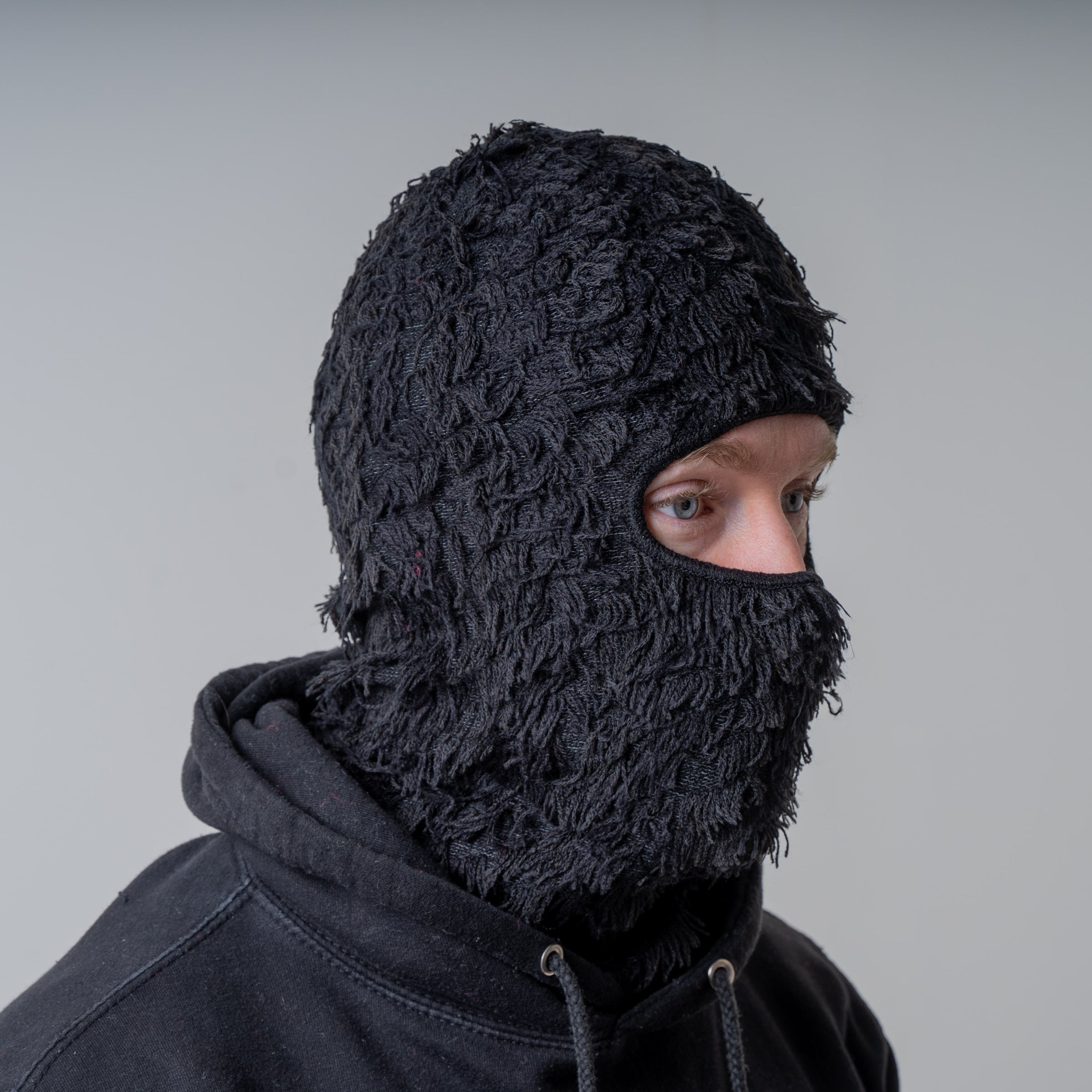 BLACK DISTRESSTED BALACLAVA II