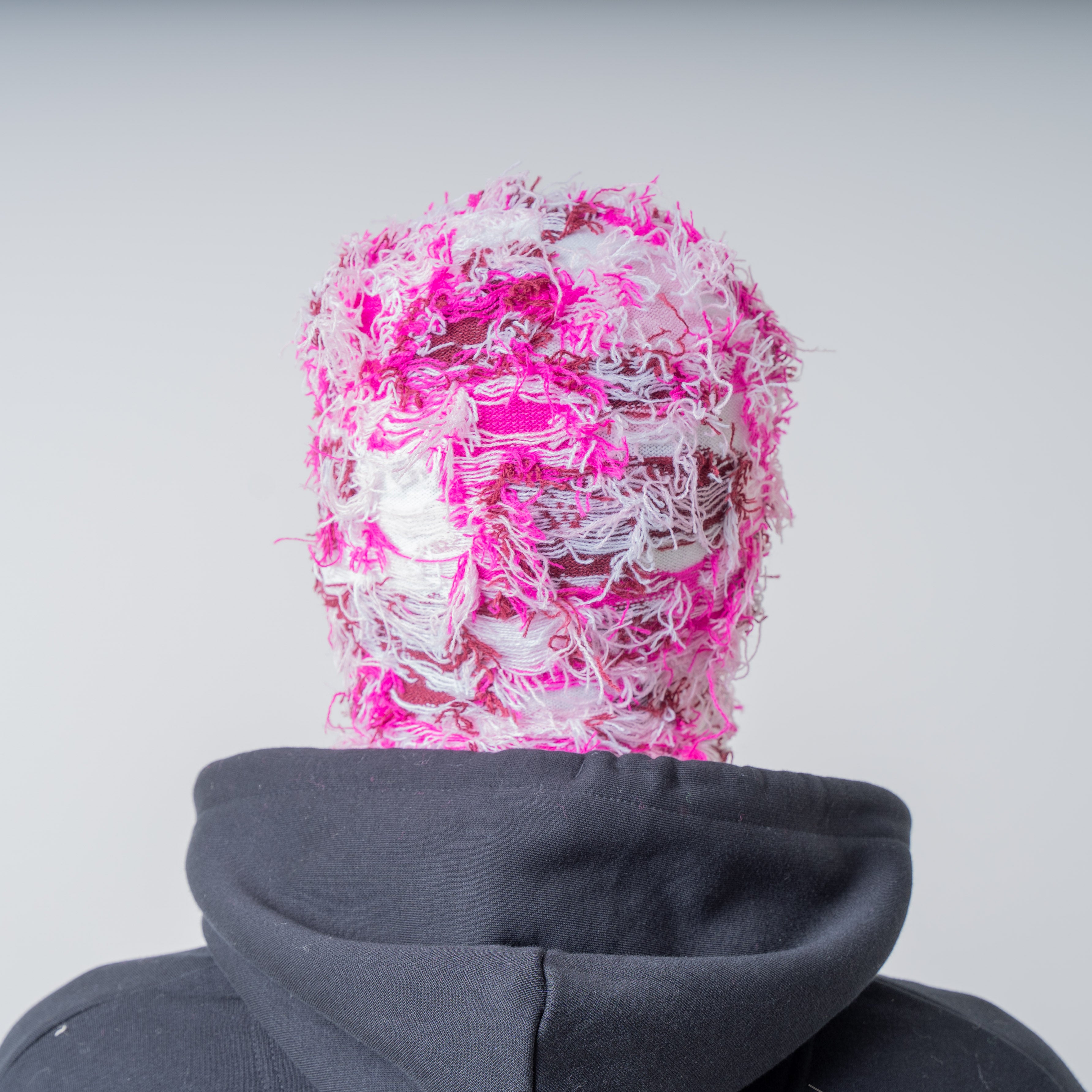 PINK DISTRESSTED BALACLAVA