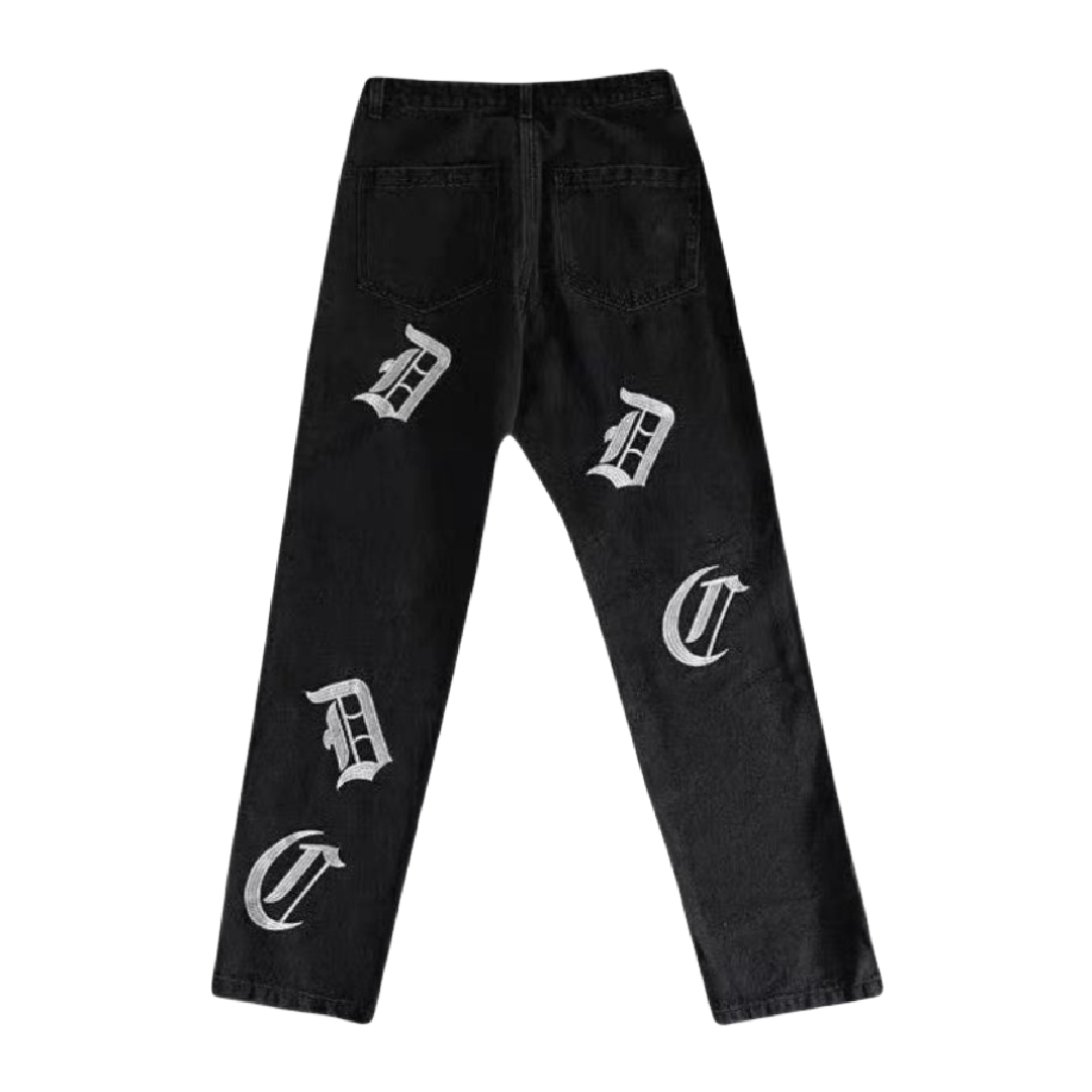 'LETTERS' DENIM JEANS